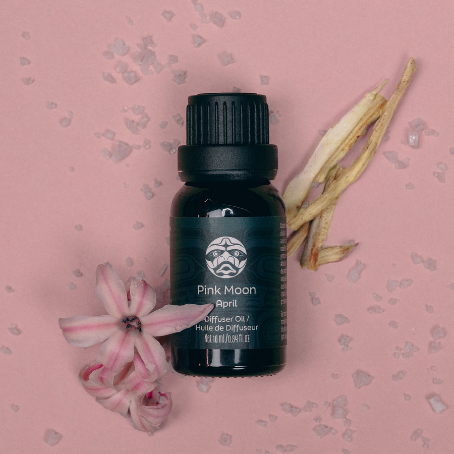 April Pink Moon Diffuser Oil | Sea Salt + Agave + Vetiver